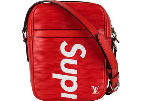 louis vuitton x supreme danube epi pm red|louis vuitton shoes.